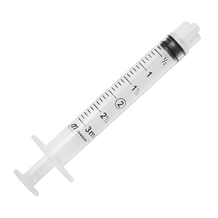 Syringe, 3ml, Luer Lock, Central Nozzle (without Needle)