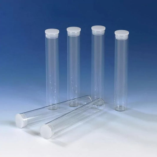 Vial soda glass 50 X 25mm with poly Cap 18ml