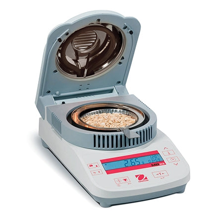 Ohaus Balance Moisture MB62. Capacity 90g, Readability 1mg/0.01%. Platform 90mm