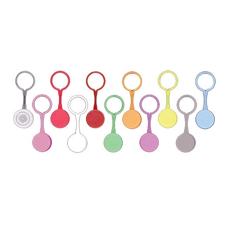 Axygen Screw Caps, Looped, with 'O' Rings, Clear