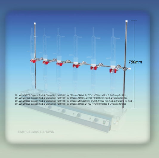 Rod Set, MHR04, for Heating mantle Analog, 6 places 500ml