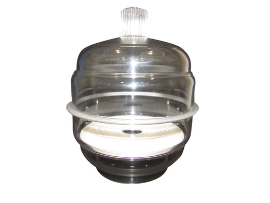 Desiccator, Plain transparent 300mm, polycarbonate