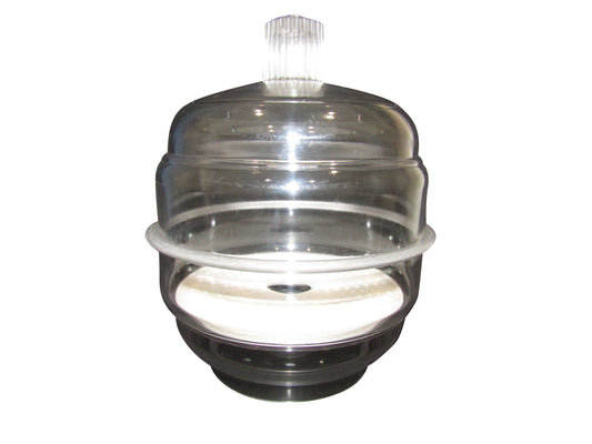 Desiccator, Plain transparent 250mm, polycarbonate