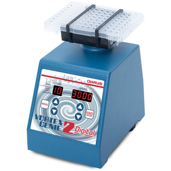 Vortex Genie 2 Digital inc microplate adapter speed 500 - 2,850rpm with timer
