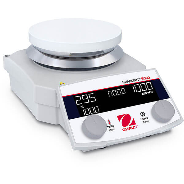 Hotplate Stirrer, e-G52HSRDA, 13.5cm round, A to +360°C Ceramic coated Aluminium