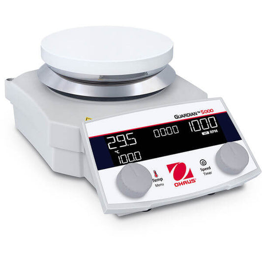 Hotplate Stirrer, e-G52HSRDA, 13.5cm round, A to +360°C Ceramic coated Aluminium