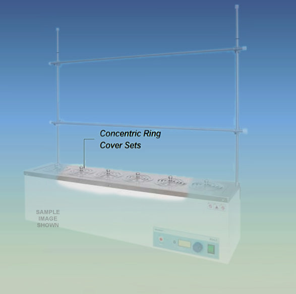 Concentric Ring Cover Sets SS EBC100, for WEB models