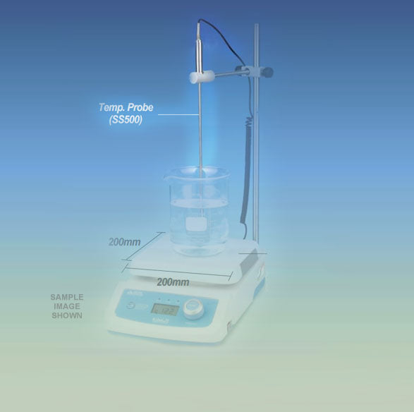 Direct Contact Temp Sensor Probe, SS500, Diam4 x L250mm, with L190mm Cable,