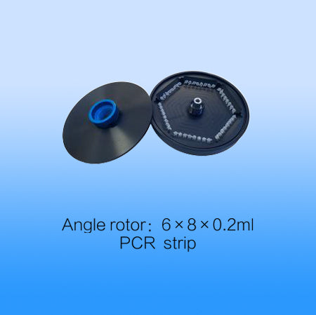 Rotor, fixed angle, 0.2ml x 6 x PCR, max speed 13,000rpm, 18,505g
