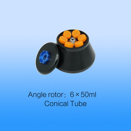 Rotor, fixed angle, 50ml conical x 6, max speed 12,0000rpm, 13,000g