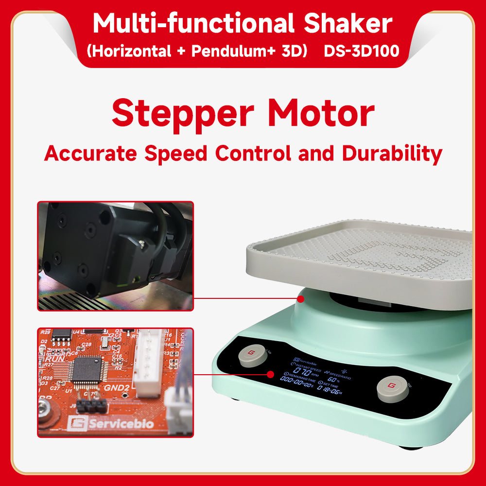 Shaker, Horizontal, Pendulum and Composite, 338 x 308mm platform, 5kg