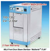 Autoclave, 90 liters, Floor standing with sqaure section and sliding door. 110° to 135°