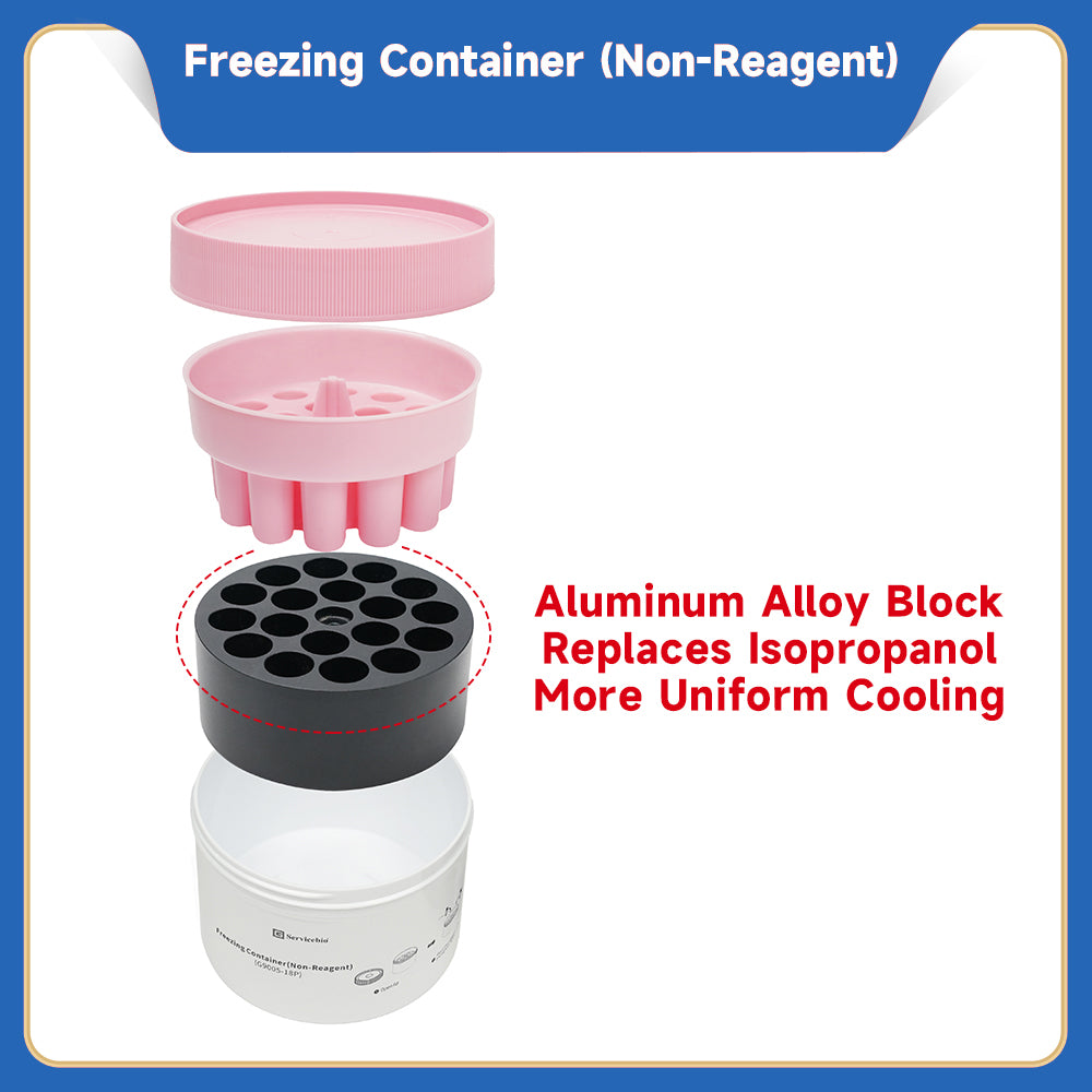 Freezing Container, non reagent, 18 x 2ml