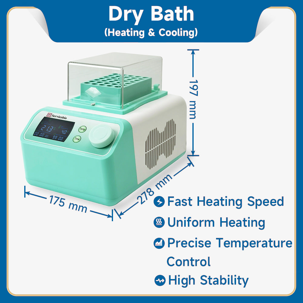 Bath, dry, Heating and Cooling 0°C to 100°C inc 35 x 1.5ml block
