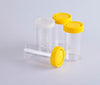 Container 120mL PS w/natural PE cap