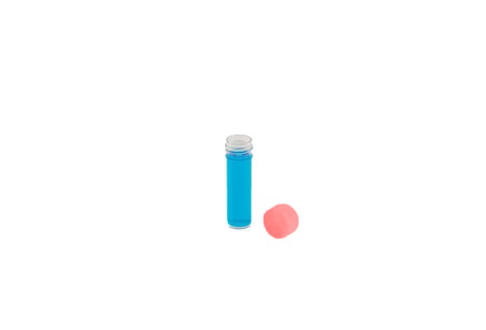 Vial 28mL PP red PE screwcap
