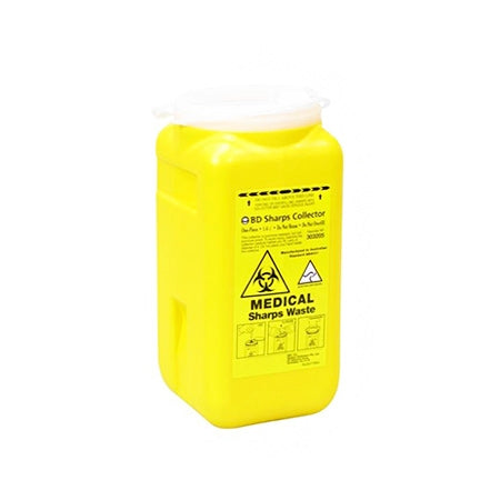 Bin Sharps 1.4 litre yellow (Supplier # 303205)