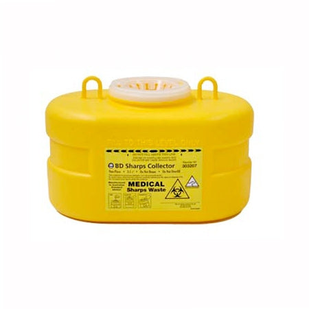 Bin Sharps 3.1 litre yellow B.D.
