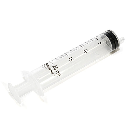 Syringe, 20ml, Luer Slip, Eccentric Nozzle, (without Needle)