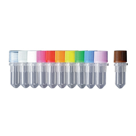 Axygen Screw Cap Tubes 0.5ml and Caps with "O" rings, clear