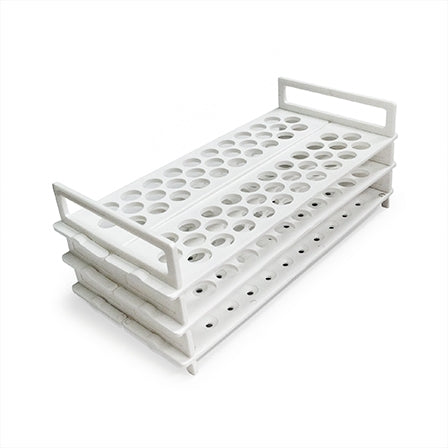 Stack Rack Test Tube Bel-Art 188601013 Stack Rack® Test Tube Rack For 10 To 13mm Tubes, White PP