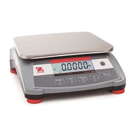 Ohaus Scale Ranger 3000, Compact Bench, 1.5 X 0.05g