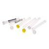 Techno Plas Tube 10ml PP unlabelled yellow  Cap GS (new pack size)