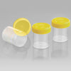 Techno Plas Container, 5744 PP 70ml, Yellow Cap GS