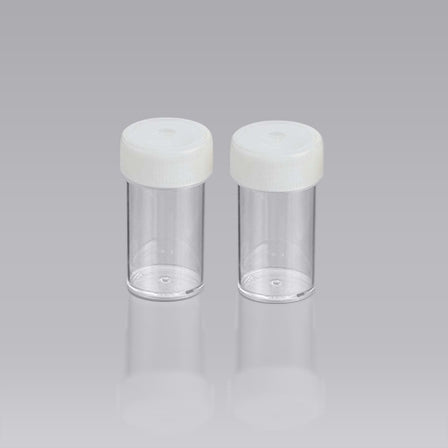 Techno Plas Container PS 25ml natural Cap Separate