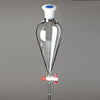 Funnel sep glass 2000ml Conical PTFE stopcock PP Stopper