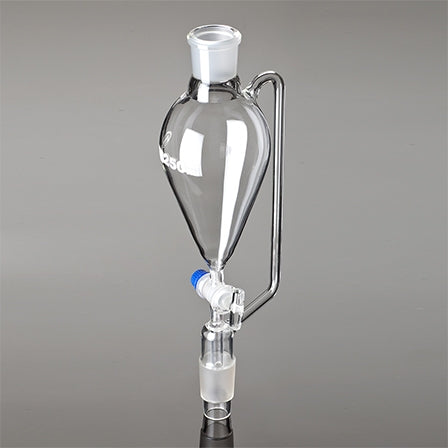 Funnel equalizing glass 100ml pear PTFE stopcock 14/23 PP st