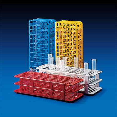 Rack Test Tube P/P 60P 16mm yellow