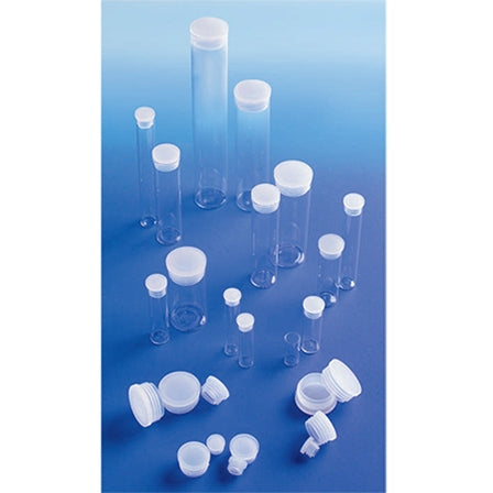 Vial soda glass 50 X 15mm with poly Cap 7ml