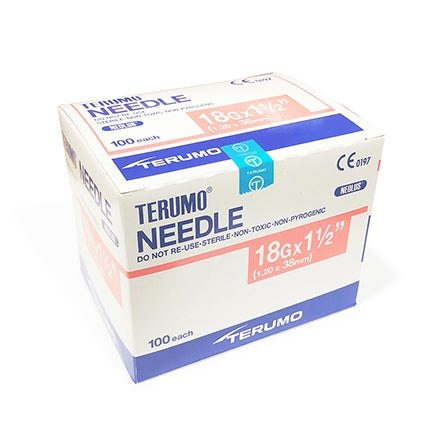Needle disposable 18G X 38mm