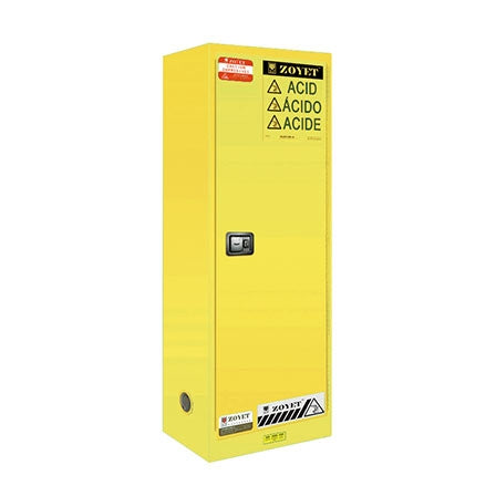 Cabinet, Flammable, 83 litre, 2 shelves, Yellow