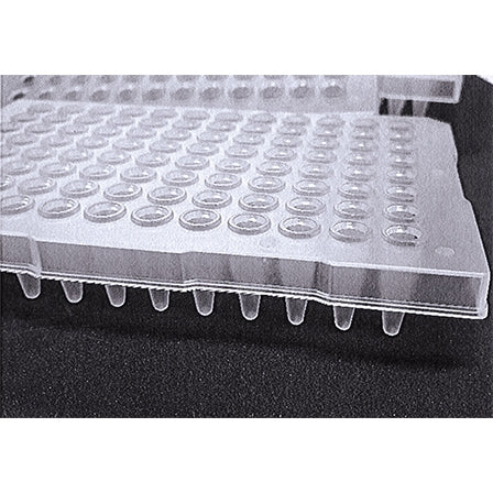 Plate, 96 well, PCR thin walled, half skirt, low profile