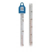 Thermometer R/S -10°C to 50°C x 0.5°C 305mm white back 76mm