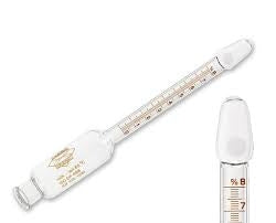 Butyrometer, Ice cream and condensed Milk 0-15%, 0.2