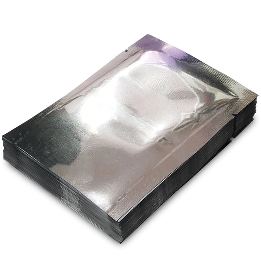 Bag, Mylar, Aluminium foil 3 side seal, 180 x 260mm, flat (MOQ 10 boxes of 100 Each)
