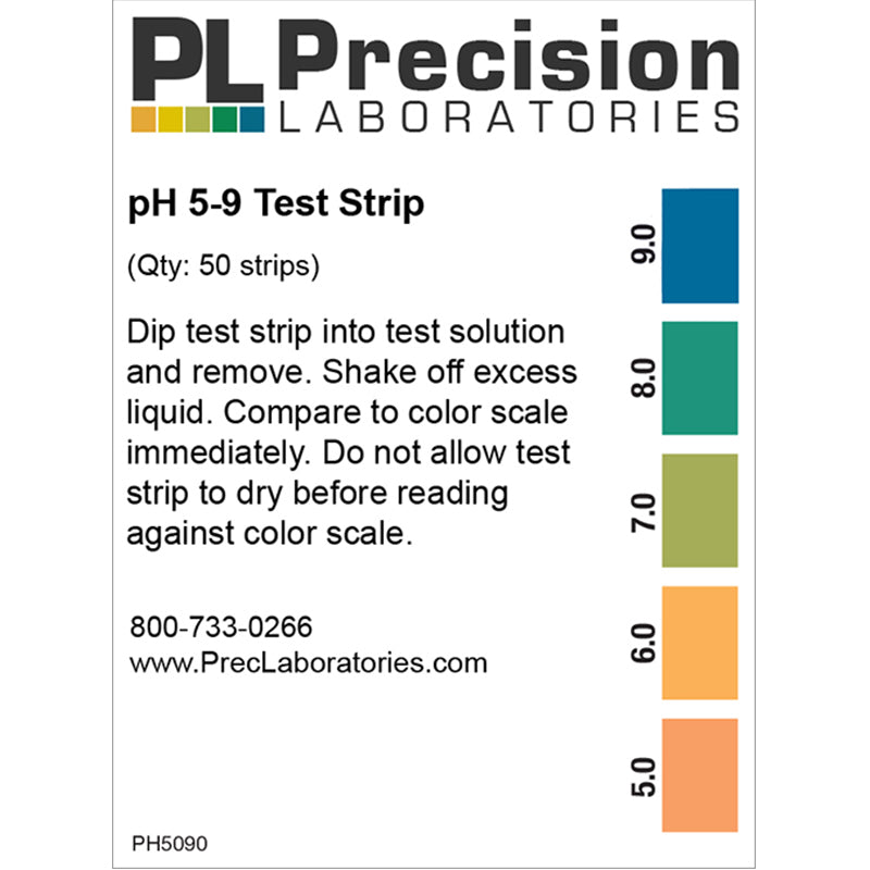 pH Indicator Strips 5-9