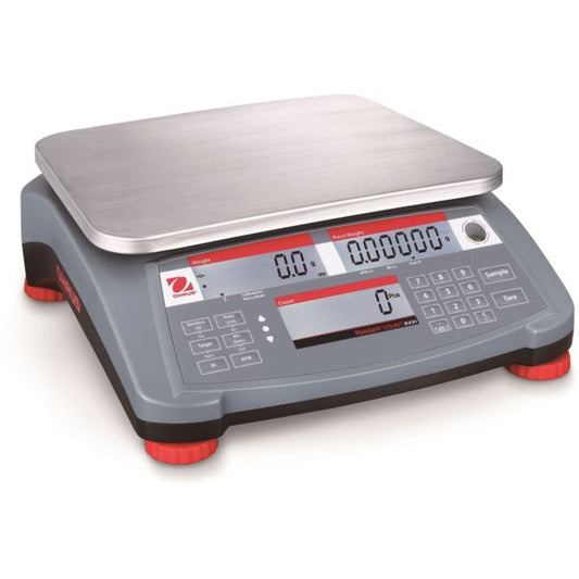 Ohaus Scale, Compact, Ranger Count 3000, RC31P1502, 1.5kg readability 0.05g