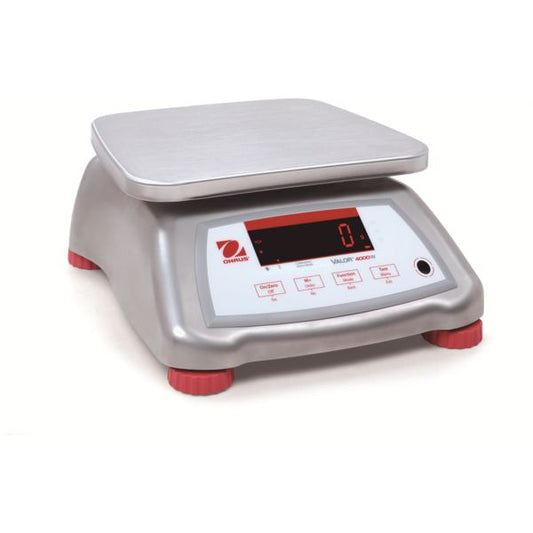 Ohaus Scale, Food, Valor 4000, V41XWE15T, 15kg readability 5g Trade